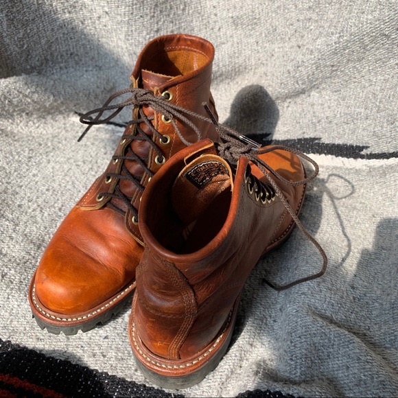 Chippewa Service Boots w/ Vibram Lug Sole - Picture 9 of 12